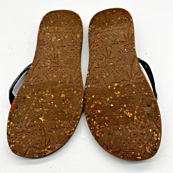 MAUI AND SONS MEN'S NAVY BEACH FLIP FLOP SANDALS SIZE 10 - Picture 9 of 14